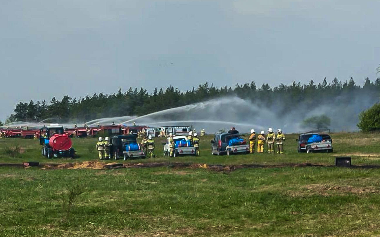 Сотрудники экстренных служб Цимлянского района приняли участие в масштабных пожарно-тактических учениях