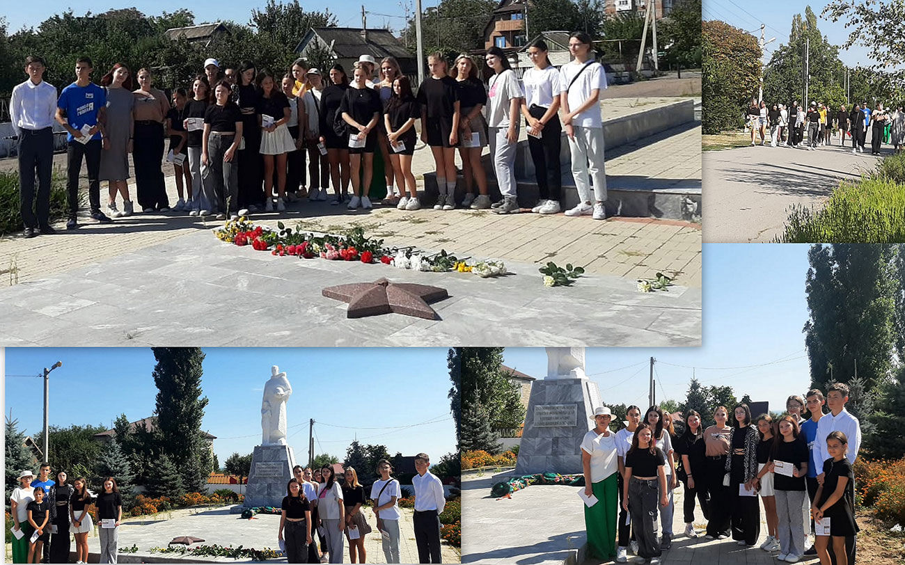 Цимлянские юные активисты почтили память погибших